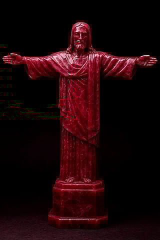 Blood Of Christ (Carved from Ruby)'