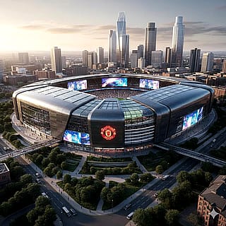 Manchester United stadium in 15 years'