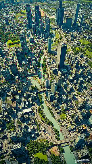 Citygram: Green River, Dancing Shadows / Phone Wallpaper Archives'