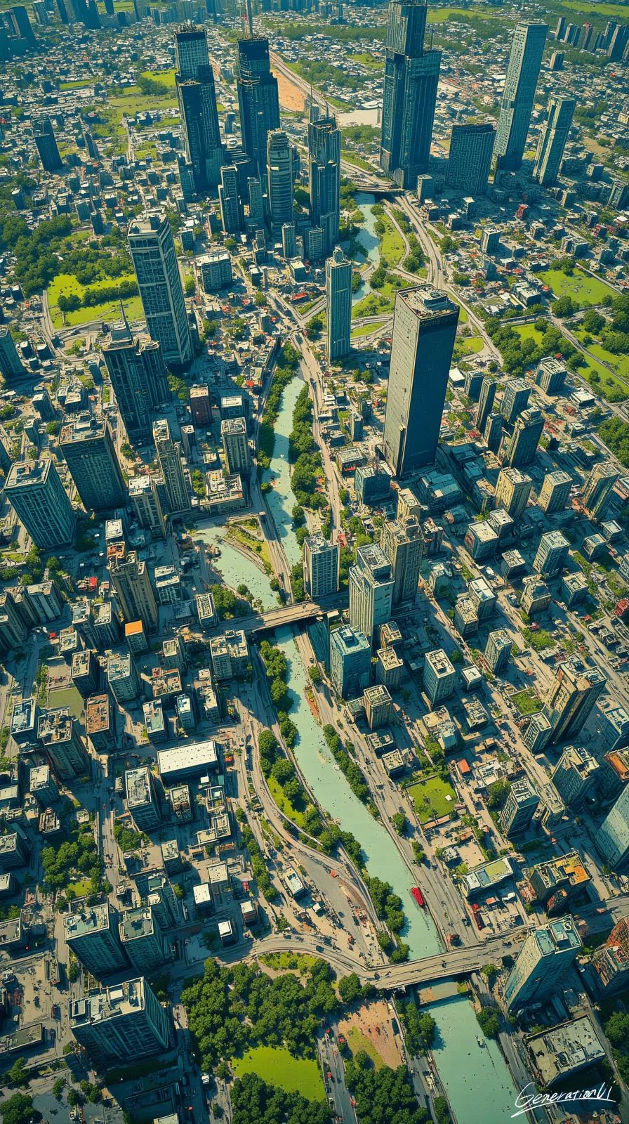 Citygram: Green River, Dancing Shadows / Phone Wallpaper Archives picture 1 of 1