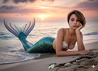 I am a mermaid today'