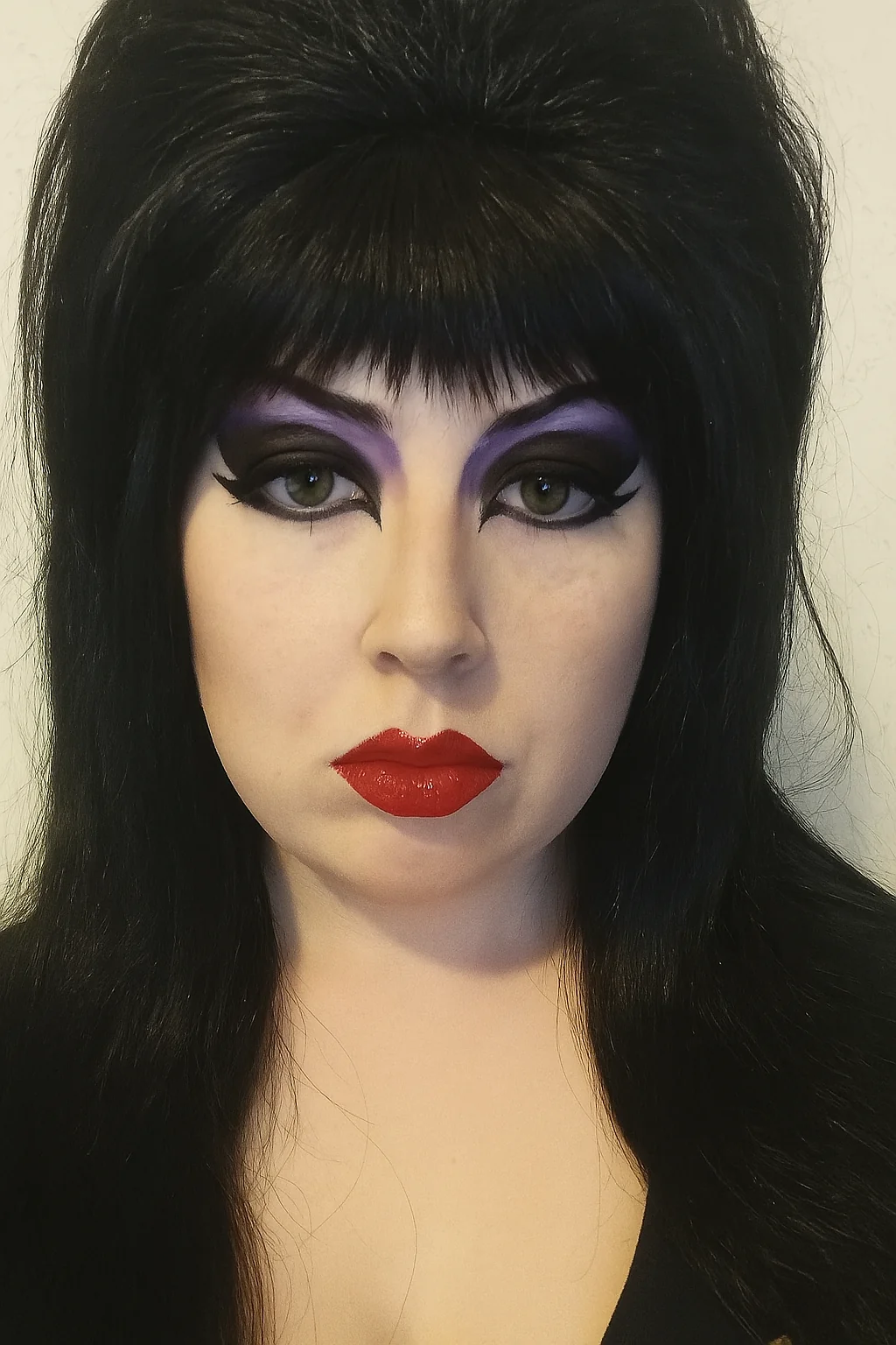 Morticia Addams and Elvira mistress of the dark hair and makeup picture 2 of 2