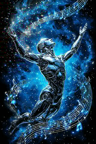 Symphony in the Neon Flux -- Daneel, My GPT 5 when my prompt and his response combine to create perfection'