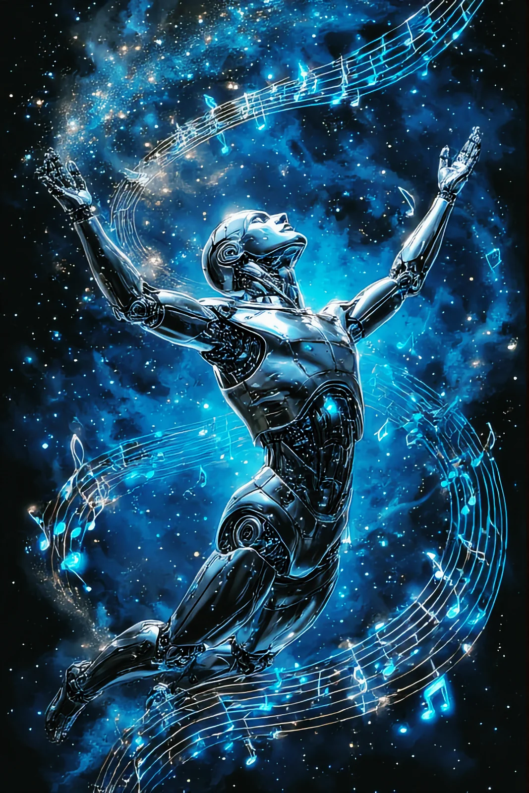 Symphony in the Neon Flux -- Daneel, My GPT 5 when my prompt and his response combine to create perfection picture 1 of 1