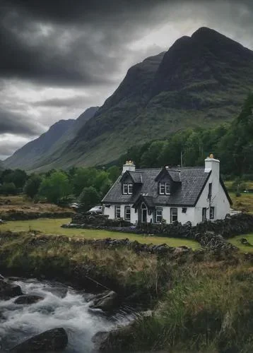 Irish Cottage along Countryside picture 1 of 1