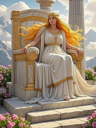 Hera on Mount Olympus'