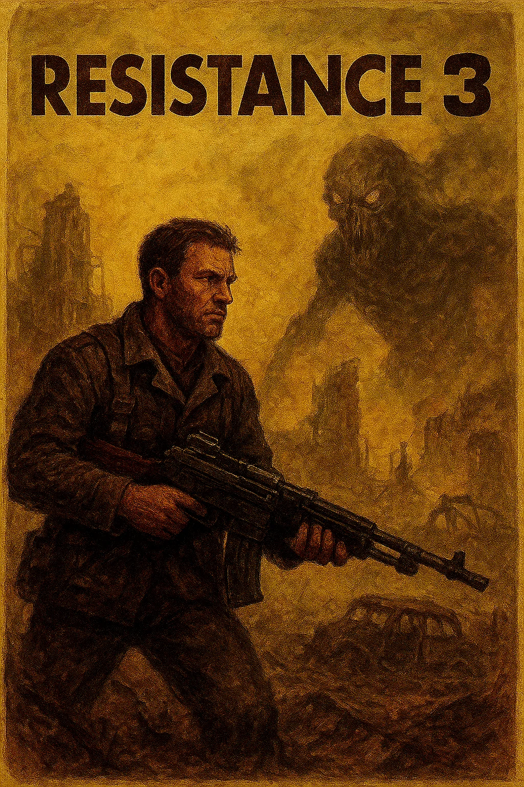 Created these fun Resistance Trilogy Posters☢️ picture 3 of 3