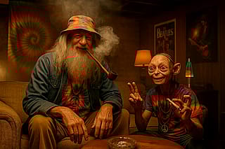 You shall not pass… the joint without sharing, bro.'