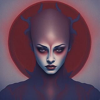 Midnight Silk, Spider‑Kissed Gaze'