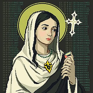 Saint Pixelia The Digital'