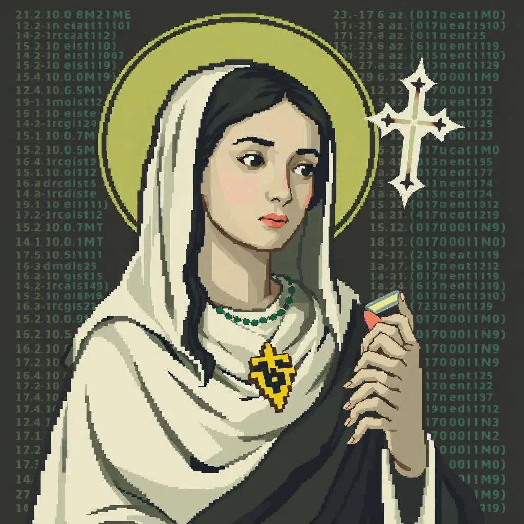 Saint Pixelia The Digital picture 1 of 1