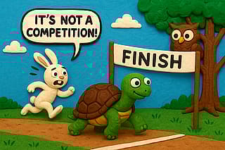 IT'S NOT A COMPETITION!'