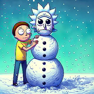 Rick and Morty ☃️'