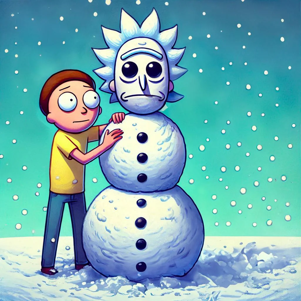 Rick and Morty ☃️ picture 1 of 1