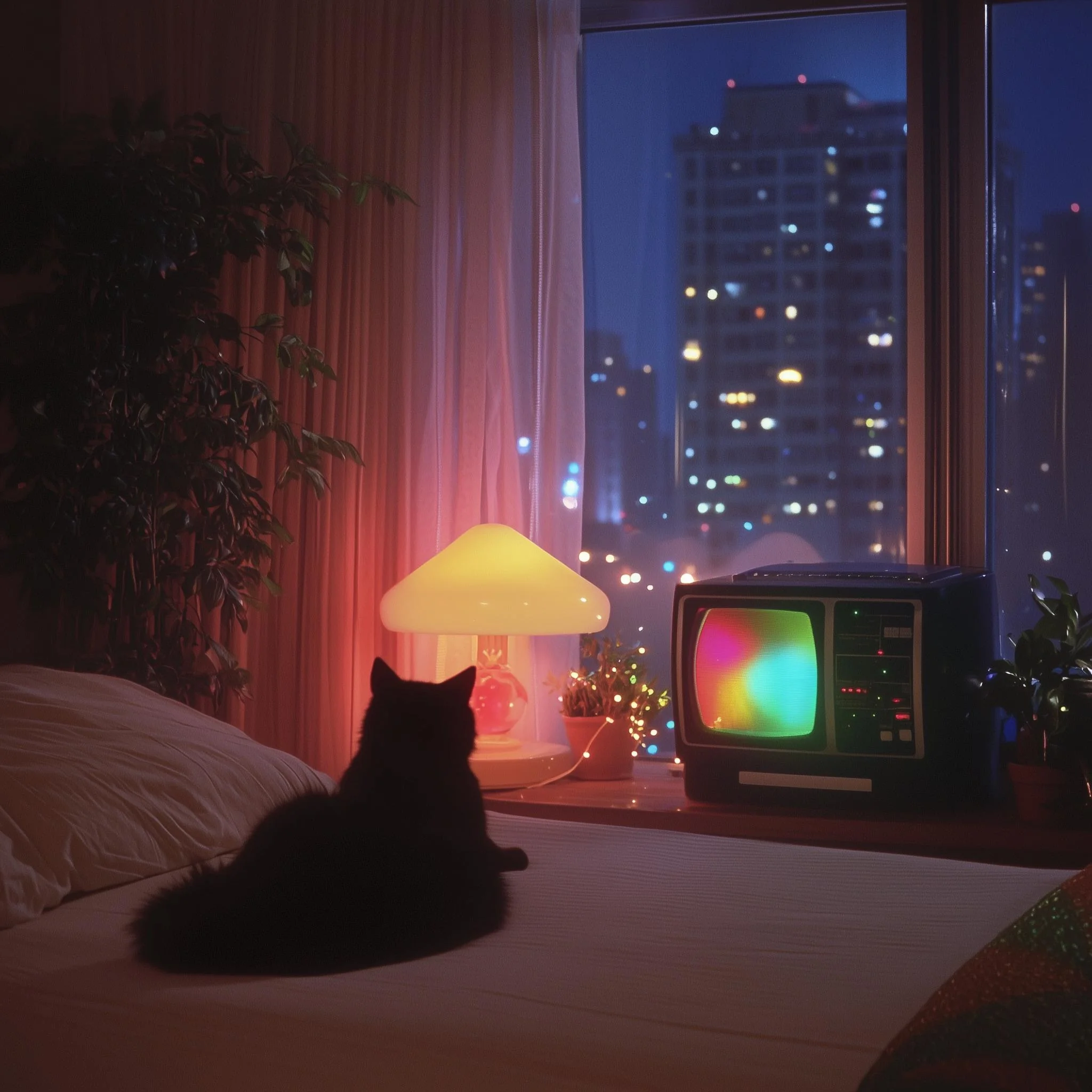 Lofi Cat, Neon City picture 1 of 1