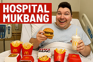 Nikocado Avocado celebrates his heart attack by mukbanging McDonalds in the hospital'