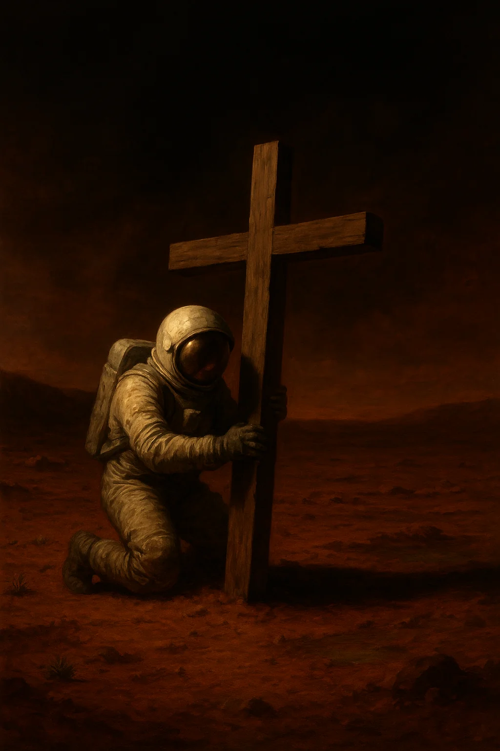 2107 AD – The first cross is placed on the slopes of the Tharsis region on Mars picture 1 of 1