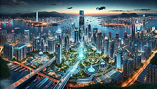 Futuristic Hong Kong'