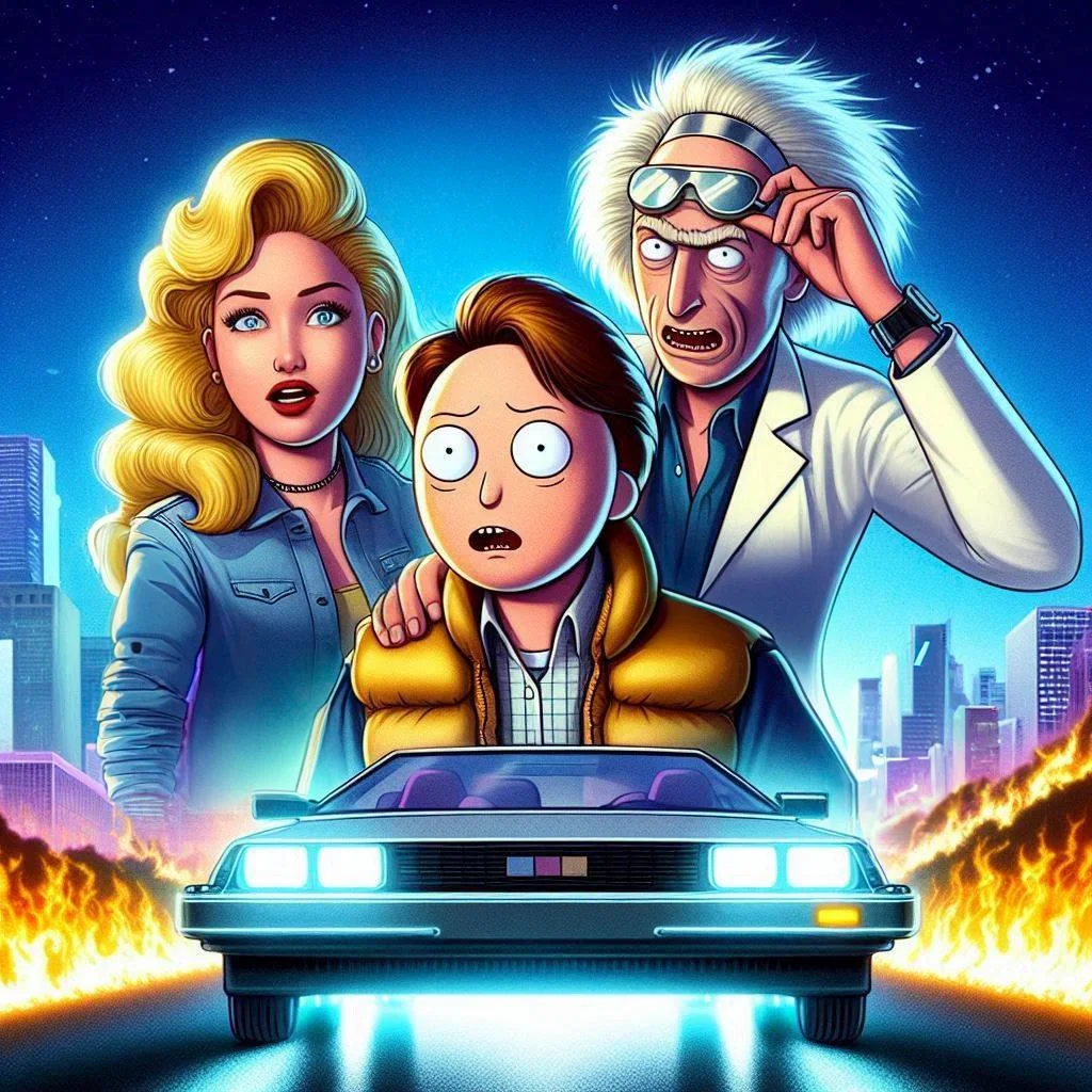 Back to the Future / Rick and Morty picture 1 of 1
