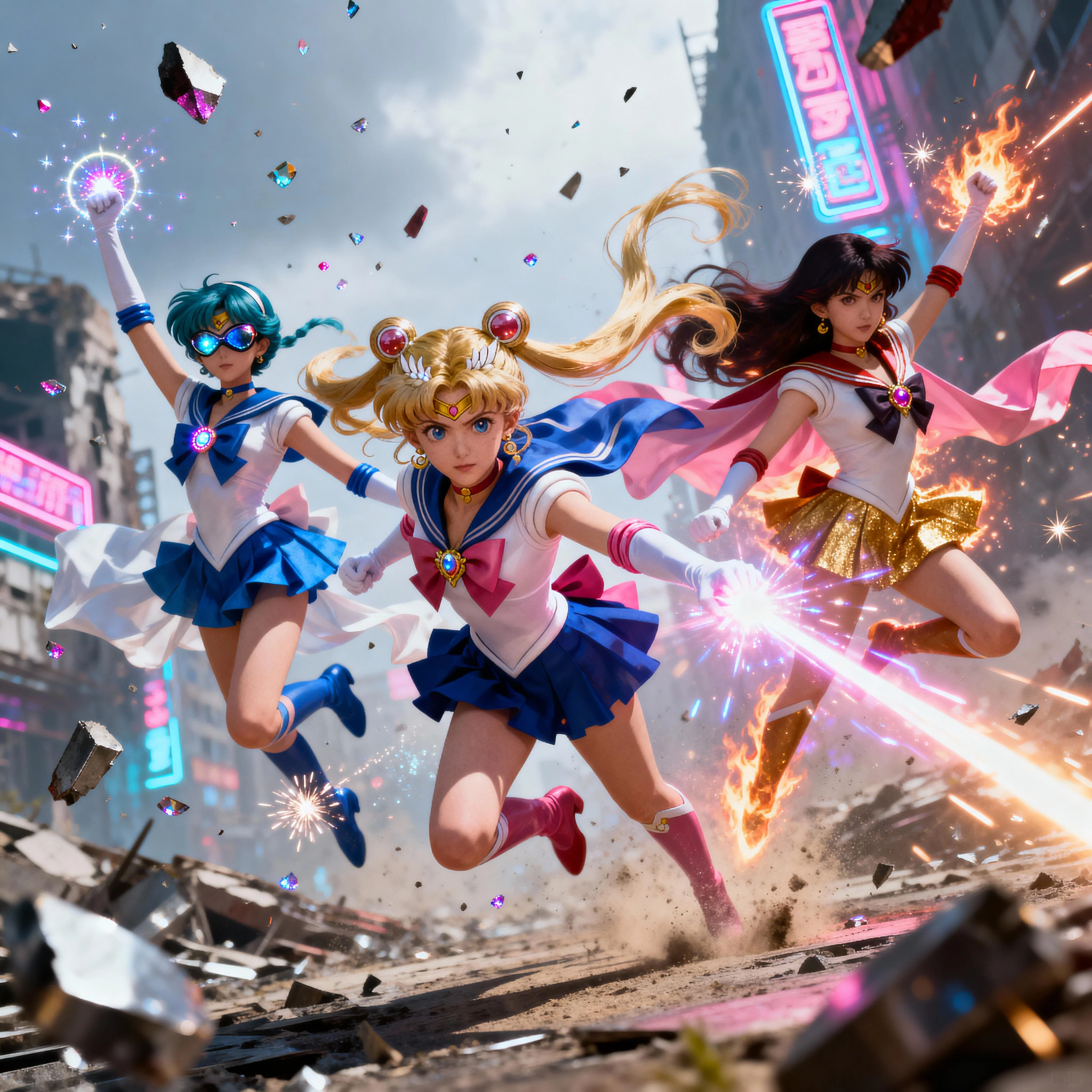 Sailor Moon dynamic poses picture 1 of 1