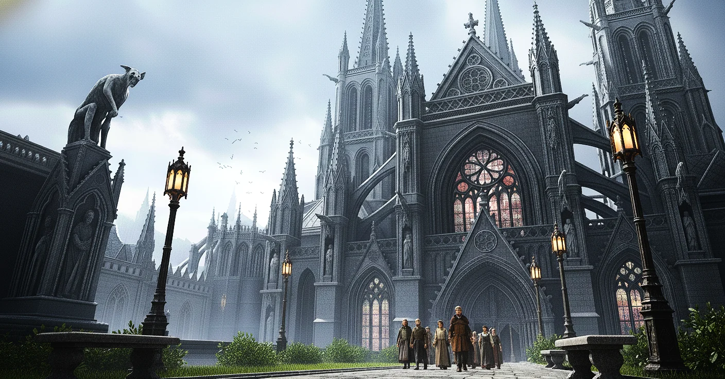 Another cathedral with a beautiful perspective picture 1 of 1