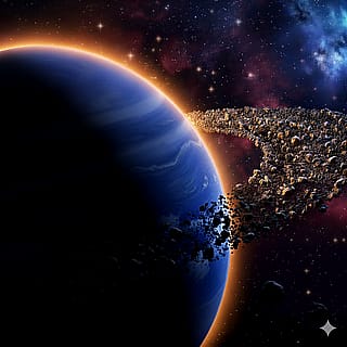 Che cosa ti fa pensare guardando lo spazio stellare in questa prospettiva?'