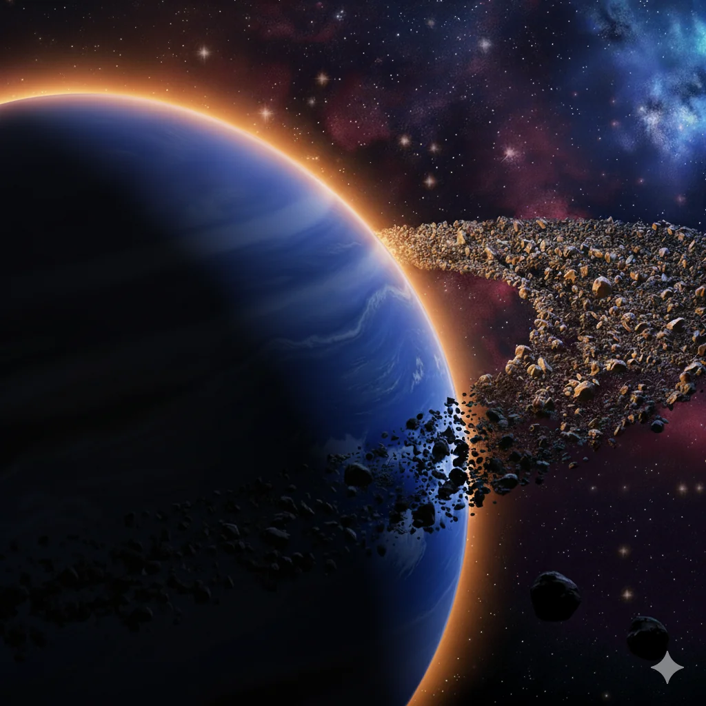 Che cosa ti fa pensare guardando lo spazio stellare in questa prospettiva? picture 1 of 1