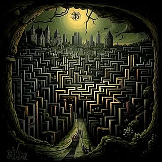 Labyrinth in the dim'
