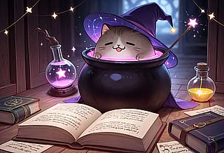 Potions Kitty (Pusheen)'