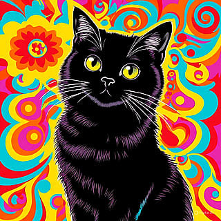 Black cat'