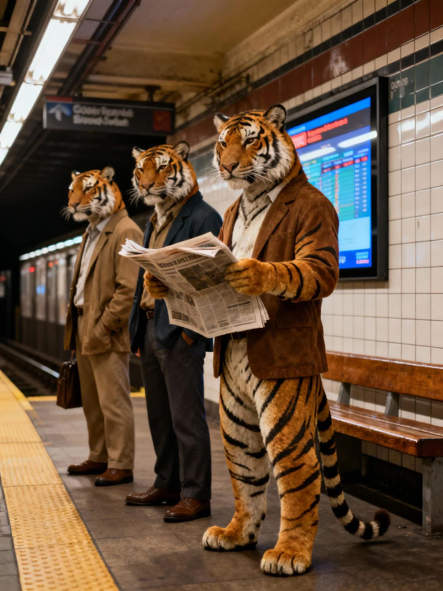 Tigers going to work picture 1 of 1