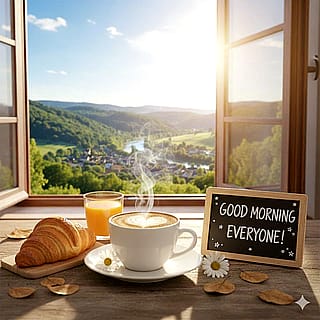 Goodmorning people ☀️☕️'