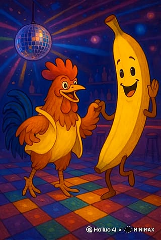 Old hit: Chicken and banana'