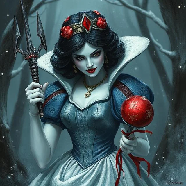 Evil Snow White with DeepAI picture 1 of 1