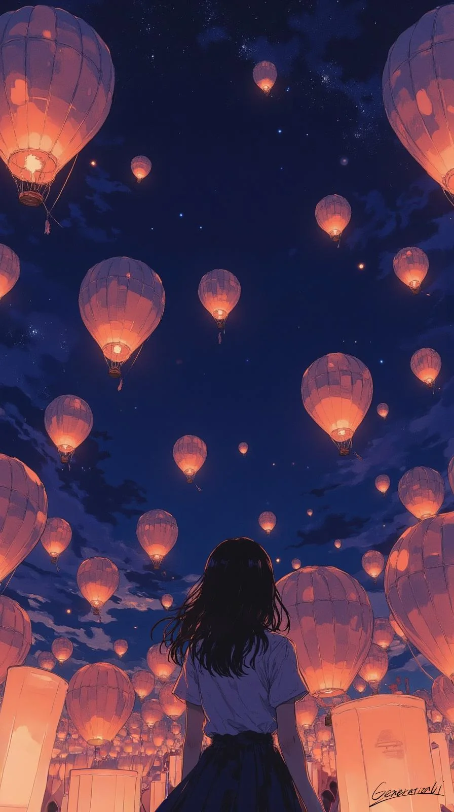 Endless Wishes Paint the Sky / Phone Wallpaper Archives picture 1 of 1