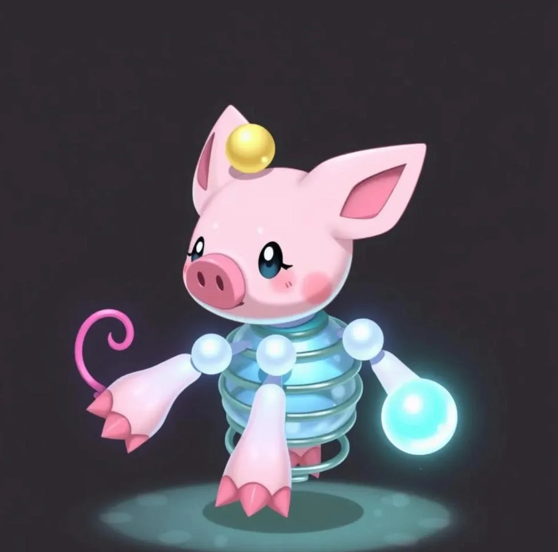 Floating robo pig picture 1 of 1