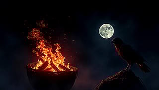The familiar waiting for the spell to work'