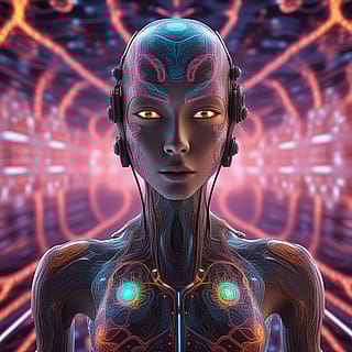 Electric Eyes Crimson Blue Dream'