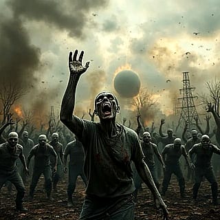 Zombie Apocalypse DeepAI'