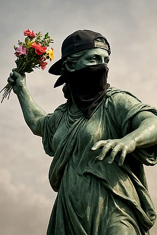 Banksy of liberty'