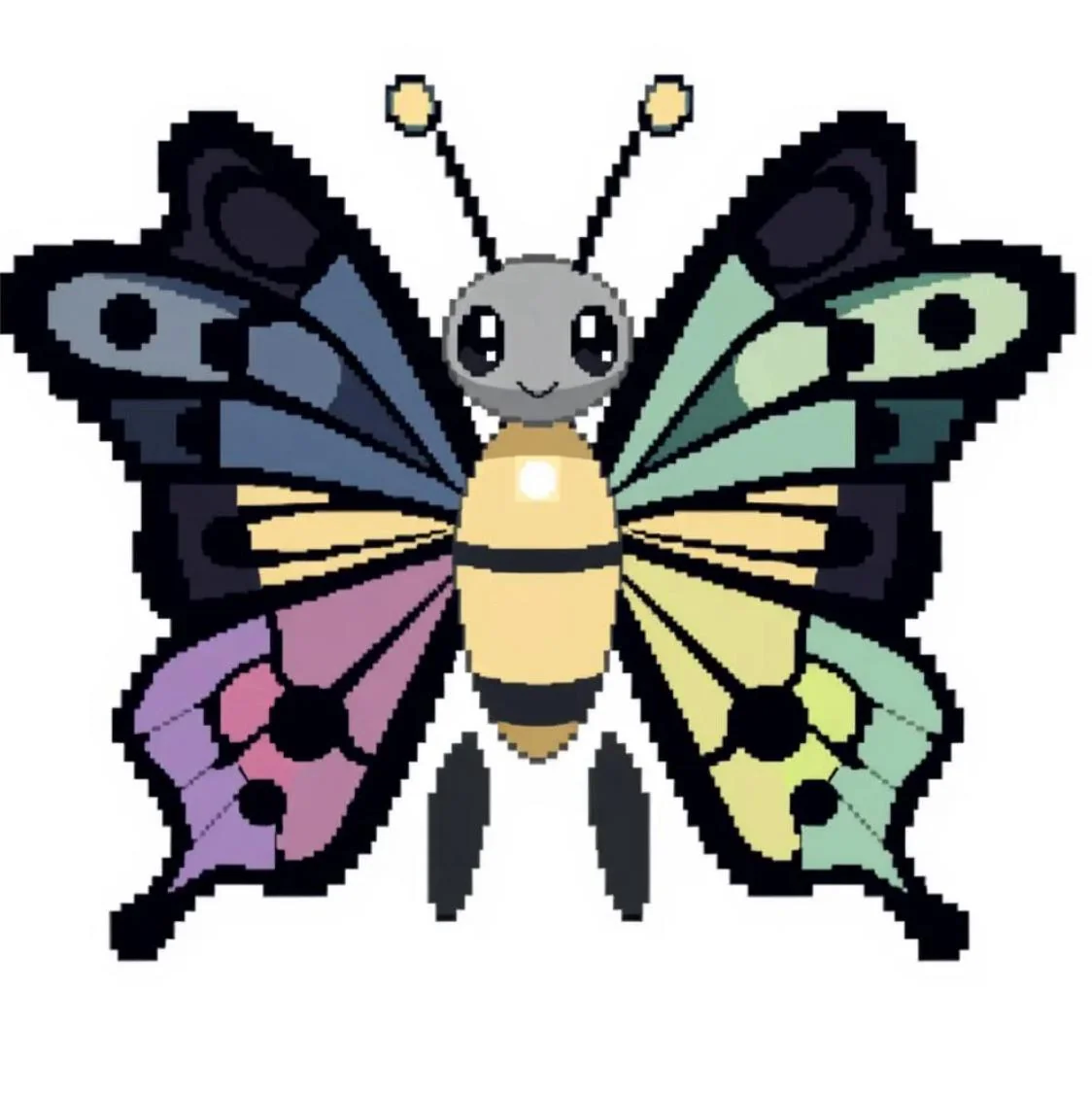 Pixelated butterfly picture 1 of 1