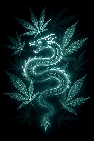 Quetzal Leaf Luminogram'