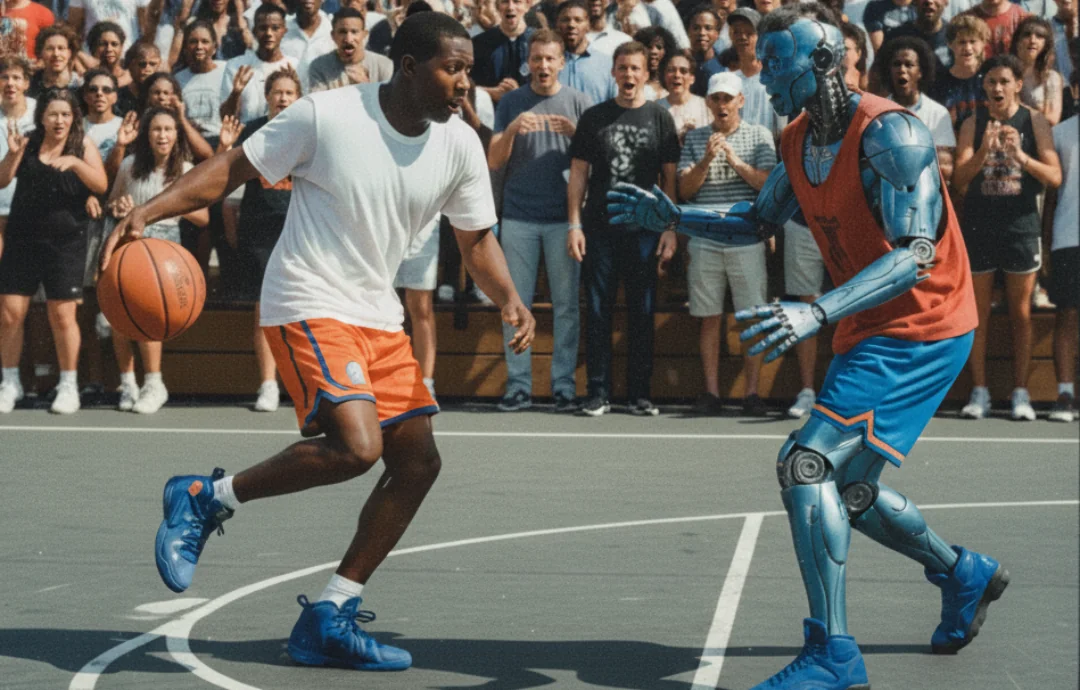 1on 1 vs Cyborg Basketball Player picture 1 of 1