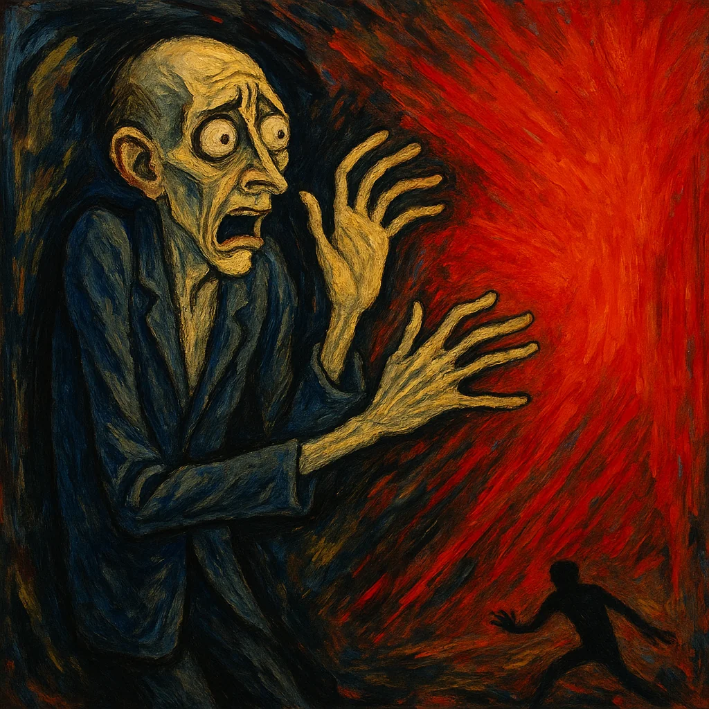Man Afraid Of The Color Red picture 1 of 1