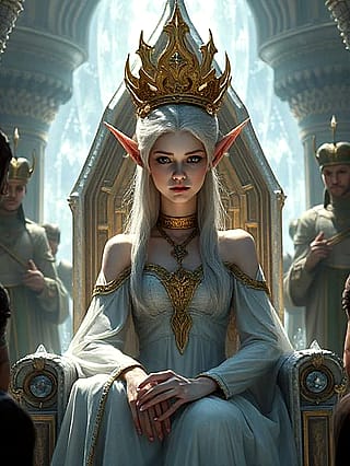Elf Princess using DeepAI'