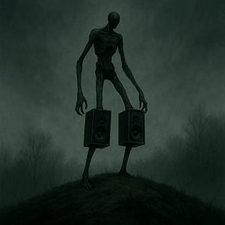 Siren Head's less successful cousin: Speaker Knee'