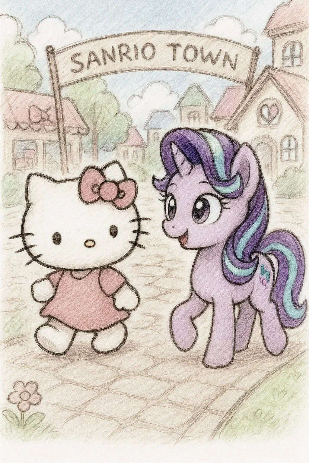 Hello Kitty and Starlight Glimmer picture 1 of 1