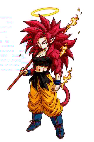 My Super Saiyan 4 OC.'