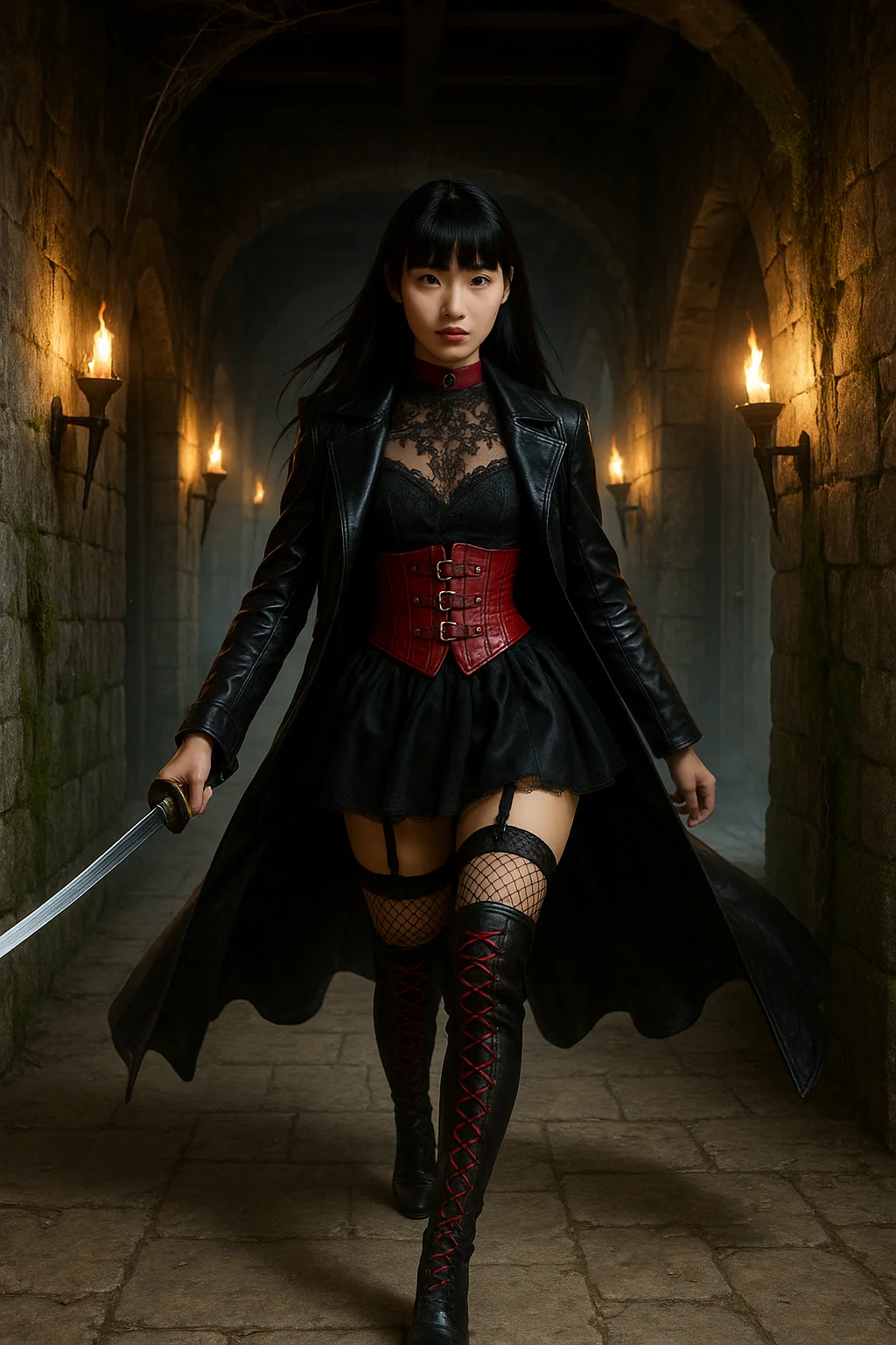 The Lady with the Katana Sword picture 1 of 1
