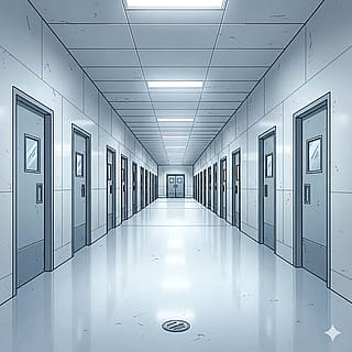 Empty corridor'